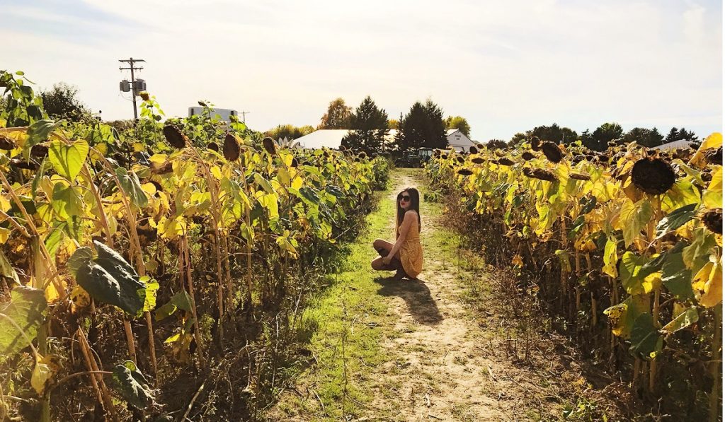 Anne Erickson on the Farm