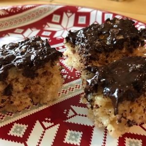 Anne's Rice Krispie Treats (or Rice Crispy Treats, however you like to call them) have a surprise kick: peanut butter and chocolate! Oh, my.