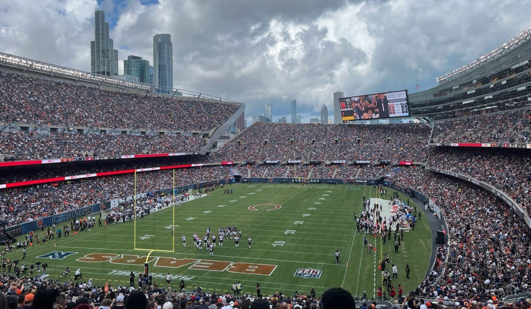 Chicago Bears field. As for Chicago things to do, you'll never be at a loss. Here's what I did during my trip to Chicago to see my friend, Rebecca.