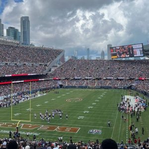 Chicago Bears field. As for Chicago things to do, you'll never be at a loss. Here's what I did during my trip to Chicago to see my friend, Rebecca.